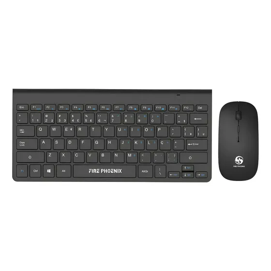 Kit Teclado + Mouse Wireless Sem Fio 2.4ghz Preto Bk-8066b Kit Teclado + Mouse Wireless Sem Fio 2.4ghz Preto Bk-8066b