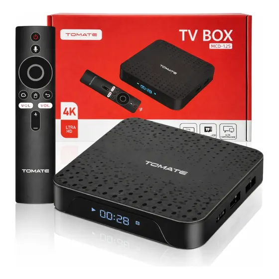 Smart Tv Box 4k Tomate Mcd-125 2gb/16gb 5g Comando Por Voz Smart Tv Box 4k Tomate Mcd-125 2gb/16gb 5g Comando Por Voz