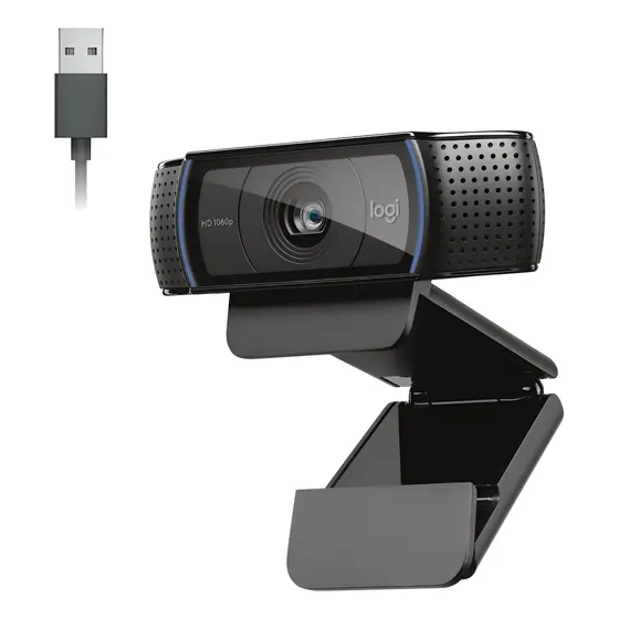 Webcam C920s Pro Full Hd Com Microfone Embutido Logitech Cor