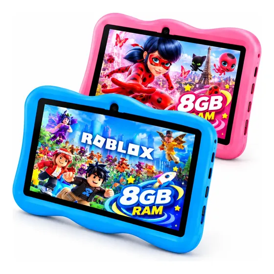 Tablet Infantil 7 Android 14 Octa-core 128gb 8gb Wi-fi