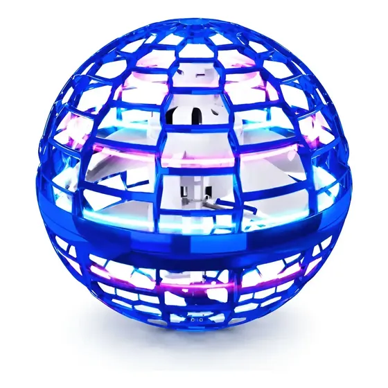ola Mágica Voadora Drone Spinner LED Boomerang Infantil ou Drone Bola Voadora Spinner LED Boomerang Brinquedo Infantil.