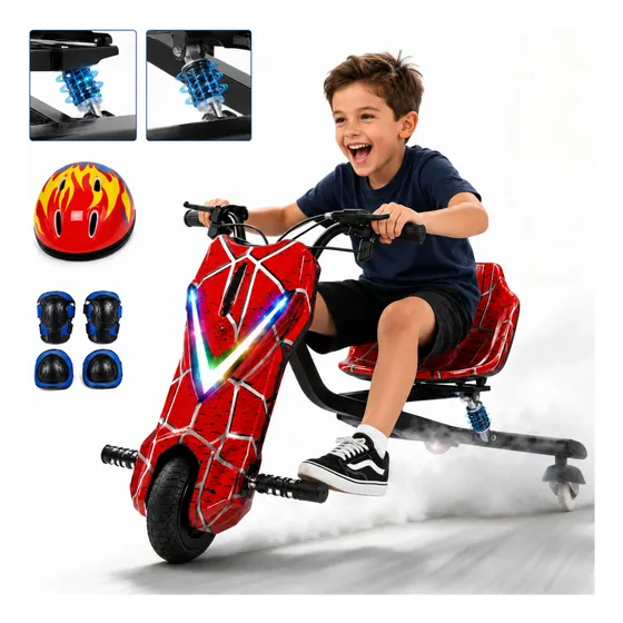 Patinete Elétrico Drift 360° Triciclo Infantil Bluetooth 36v