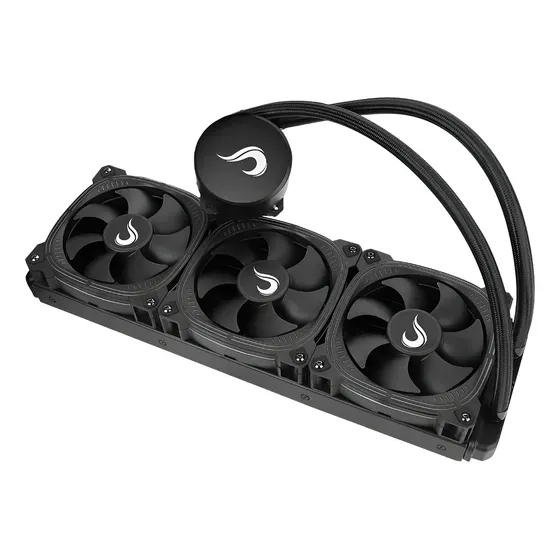 Water Cooler Rise Mode All Black Sem Led 360mm Amd Intel