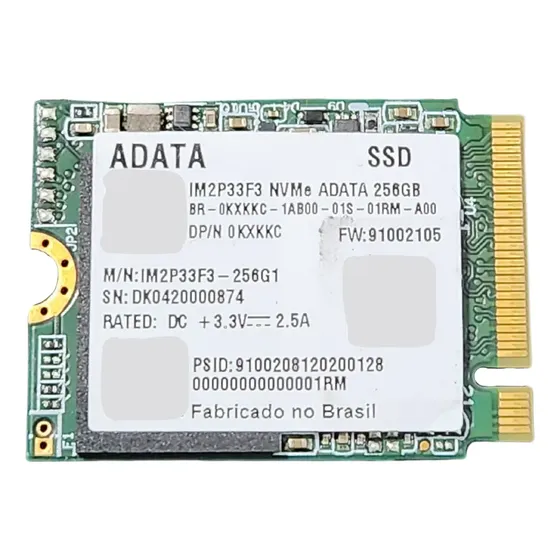 SSD Adata Interno 256GB NVMe para Notebook