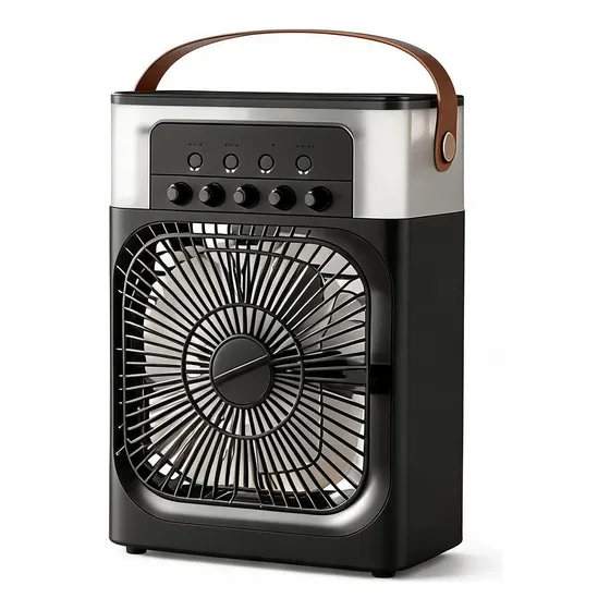 Climatizador E Ventilador Portátil Led Usb 10w 3 Velocidades