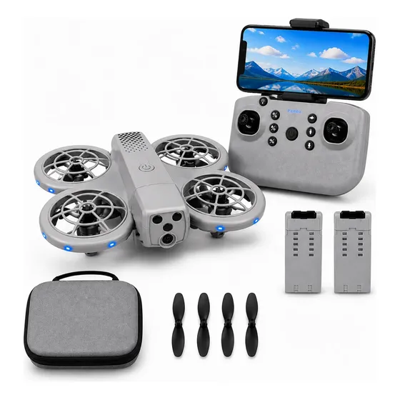 Drone Cz05 Mini 2 Câmeras 2 Baterias Infantil Fácil Pilotar
