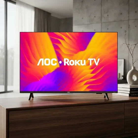 Smart Tv Aoc 32 Led Hd Wi-fi Roku Quad Core 32s5155