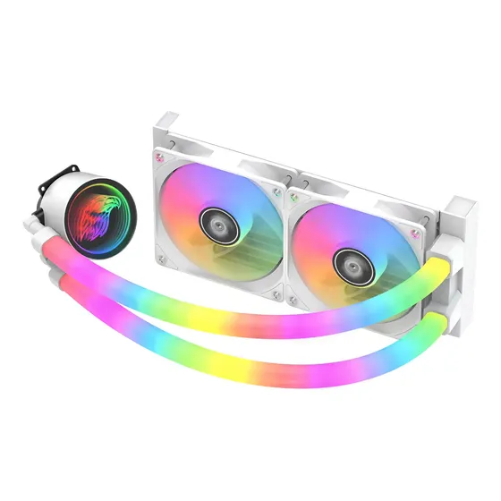 Water Cooler K-mex Wac5 Argb 240mm Intel E Amd Branco