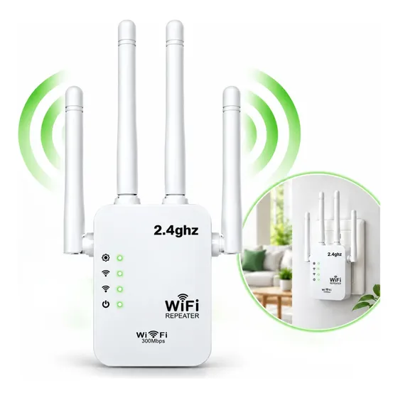 Repetidor Wifi 4 Antenas 300mbp Roteador Sinal Longo Alcance Repetidor Wifi 4 Antenas 300mbp Roteador Sinal Longo Alcance