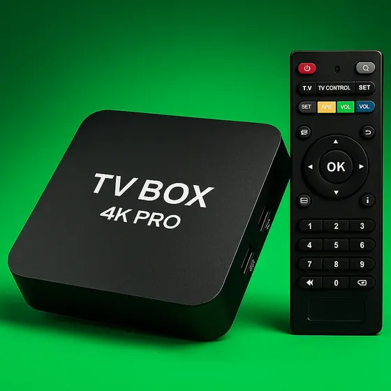 TV Box Android 4K FRI Pro Wi-Fi 5G para Streaming YouTube Netflix