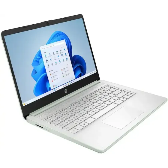 Notebook HP 14-DQ6013DX Intel N150 4 RAM 128 UFS Windows Home Willow Green