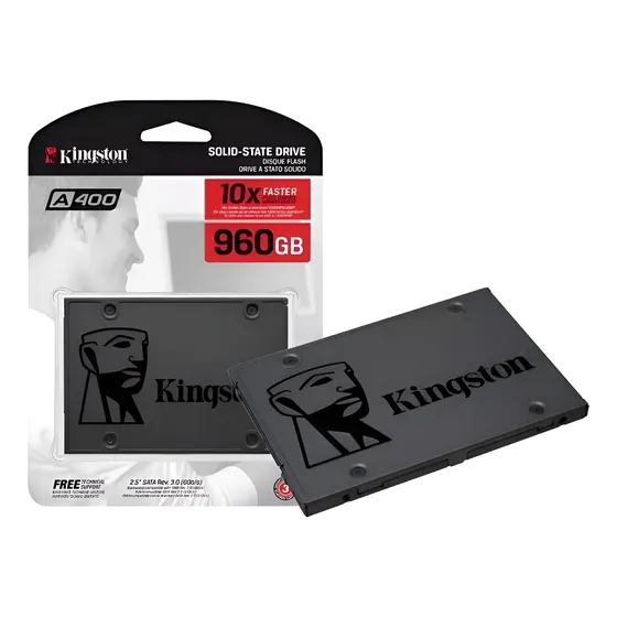 Ssd Kingston 960gb A400 Sata 3 Disco Sólido Hd Interno 2.5''