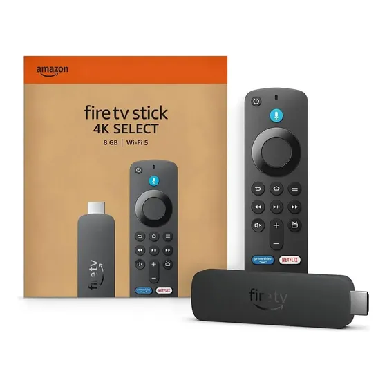 Amazon Fire Tv Stick 4k Select Com Alexa 8gb Preto Amazon Fire Tv Stick 4k Select Com Alexa 8gb Preto