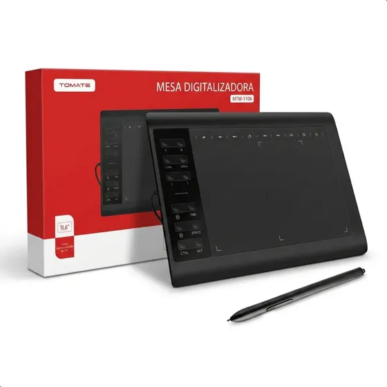 Mesa Digitalizadora Tomate 5080 Lpi Mtm-1106 Design Desenho Mesa Digitalizadora Tomate 5080 Lpi Mtm-1106 Design Desenho