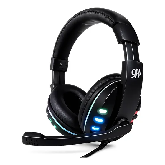 Headset Gamer F-8026 Rgb Com Microfone Usb P2 Pc