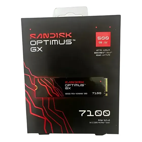 Ssd Sandisk Optimus Gx 7100 M.2 Nvme 500gb Pcie Gen4