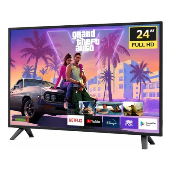 Smart Tv 24 Led Full Hd Wifi Usb Android Tv 110/240v Smart Tv 24 Led Full Hd Wifi Usb Android Tv 110/240v