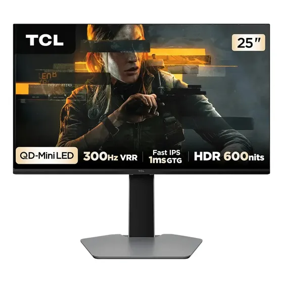 Monitor Gamer Tcl 25g64 25 Qd-mini Led 300hz Preto Monitor Gamer Tcl 25g64 25 Qd-mini Led 300hz Preto