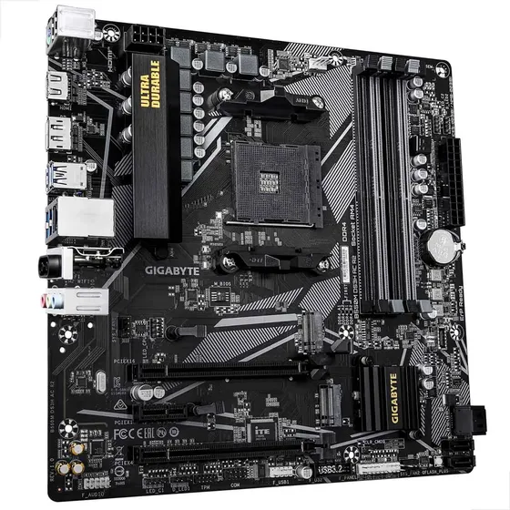 Placa Mãe Gigabyte B550m Ds3h Ac R2 Amd Ddr4 Socket Am4 Matx