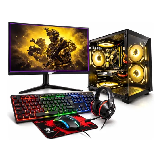Pc Gamer Completo Ryzen 7 5700g 16gb Ssd 480gb Monitor 19