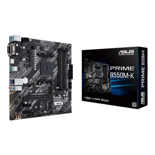 Placa Mae B550m-k Prime Hdmi Ddr4 Asus Preto