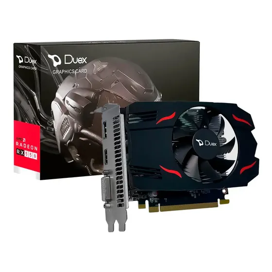 Placa De Vídeo Rx 550 Duex Amd Radeon 4gb Ddr5 - Dxrx5504gb Placa De Vídeo Rx 550 Duex Amd Radeon 4gb Ddr5 - Dxrx5504gb