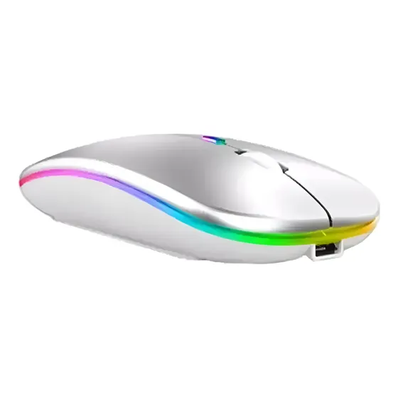 Novo Mouse Sem Fio Recarregável Ultrafino 2.4g .