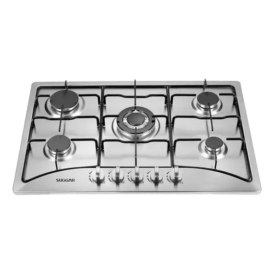 Fogão De Mesa Cooktop 5 Bocas Aço Inox À Gás Suggar Fg5135ix Aço Inoxidável