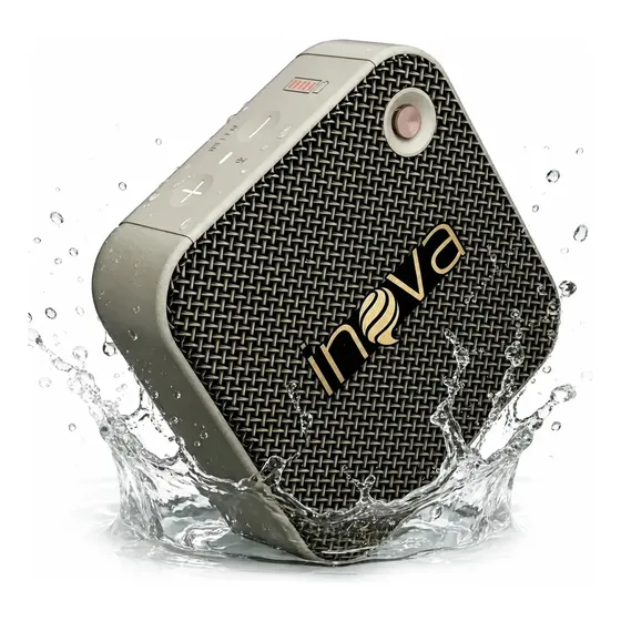 Caixa De Som Bluetooth Pequena Portátil Com Rádio Fm Inova