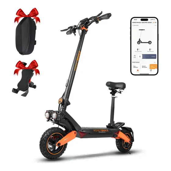 Patinete Elétrico Honeywhale T8A-2 para Adulto, 950W e Autonomia de 50 km