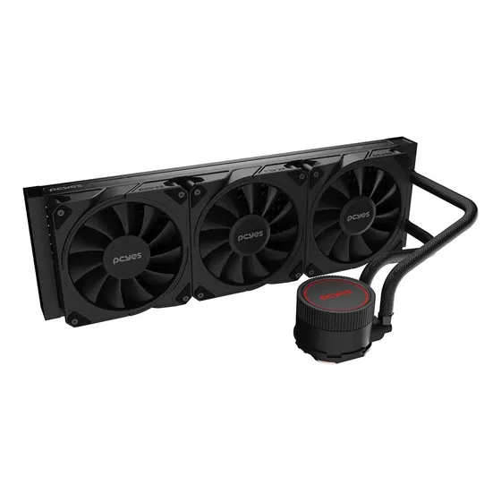 PCYES Sangue Frio 3 Black Vulcan Water Cooler 360mm ARGB