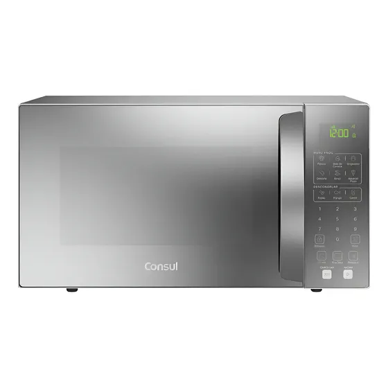 Micro-ondas Consul 32 Litros Cor Cinza Espelhado Com Menu Fá