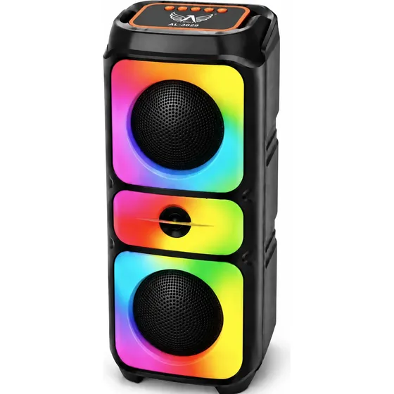 Caixa De Som Bluetooth Grande 50w Rgb Tws Usb Fm Portátil