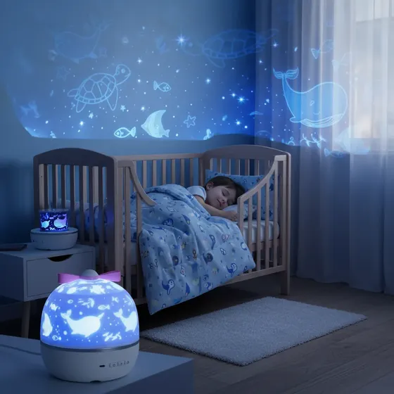 Projetor Luminária Girátorio 6 Funcões Girátorio 360o Usb