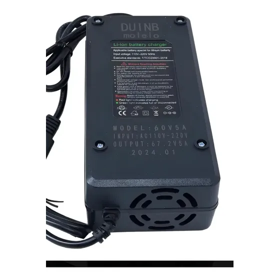 Carregador Para Moto Elétrica Yadea, 67,2v 5a