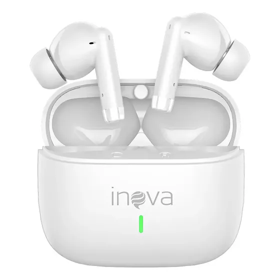 Fone De Ouvido Sem Fio Bluetooth 5.3 Tws Intra-auricular 50h Fone De Ouvido Bluetooth Sem Fio Tws Bateria De Longa Duração Cor Preto, Inova