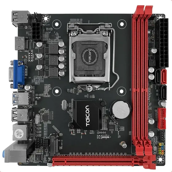 Placa Mãe Taicon H61 B75 LGA1155 DDR3 i3 i5 i7 M.2 NVMe