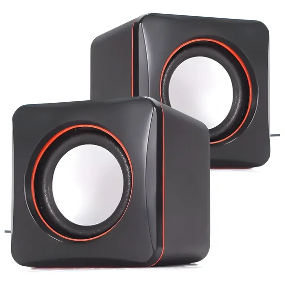 Caixa De Som Potente Pc Notebook Subwoofer Para