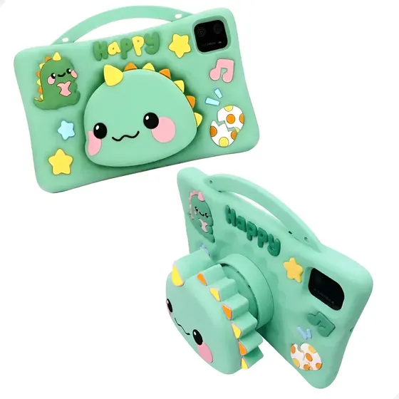 Tablet Verde T68 Infantil Dinossauro Dual Chip 6gb Ram 128gb