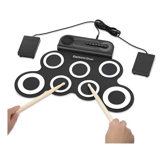 Mesa De Bateria Eletrônica Portátil Roll-up Para - Mesa De Bateria Eletrônica Portátil Roll-up Para -