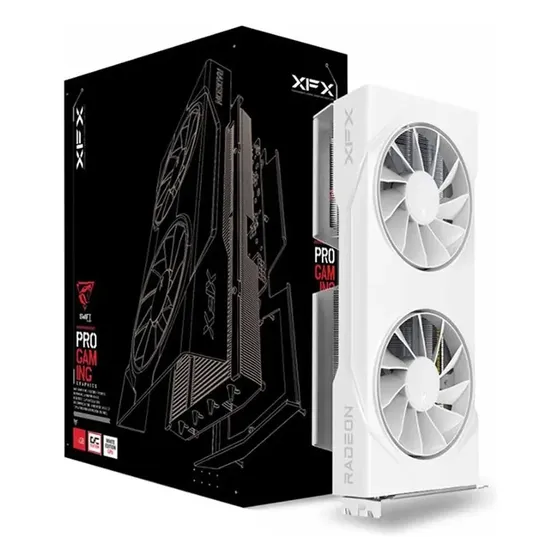 Placa De Video Xfx Rx 9060 Xt Gaming Edition Oc White 8gb Placa De Video Xfx Rx 9060 Xt Gaming Edition Oc White 8gb