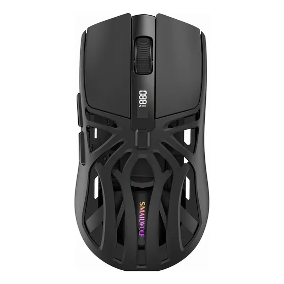Mouse Gamer Sem Fio Recarregável Bluetooth E Wireless Preto