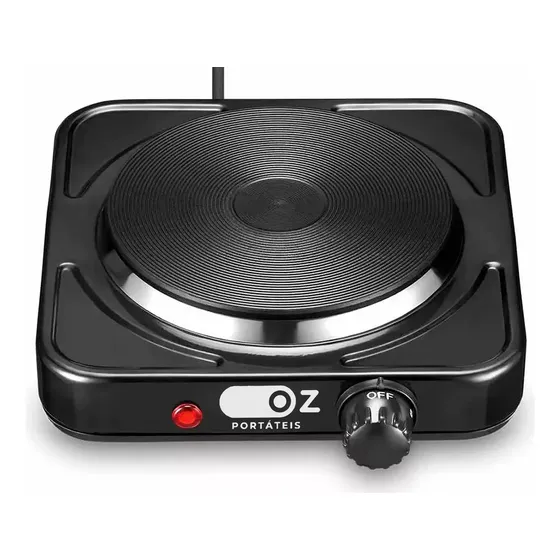 Fogão Elétrico De Mesa Portátil 1 Boca Prático Compacto