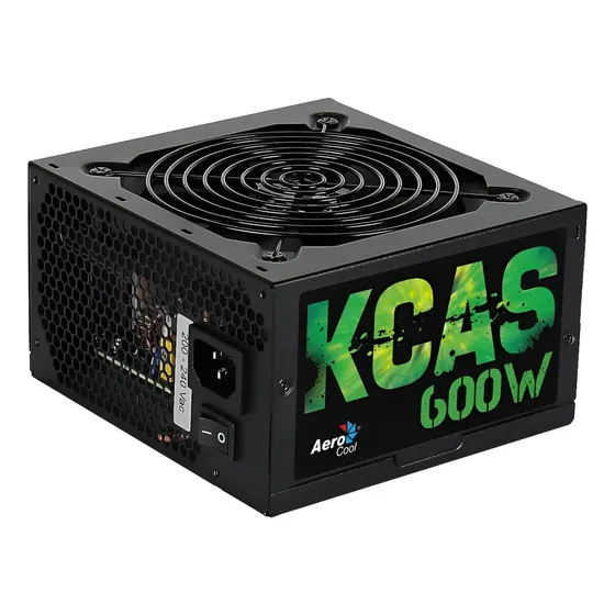 Fonte Gamer Atx Aerocool Kcas 600w 80 Plus Bronze Pfc Ativo