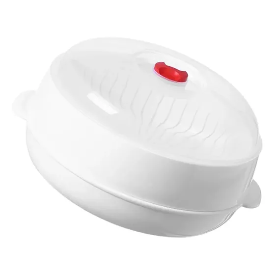 Vaporizador De Microondas Empilhável Com Orifícios De Libera