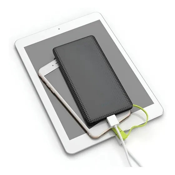 Carregador Portátil Kapbom Turbo USB Rápido 10000mAh Preto
