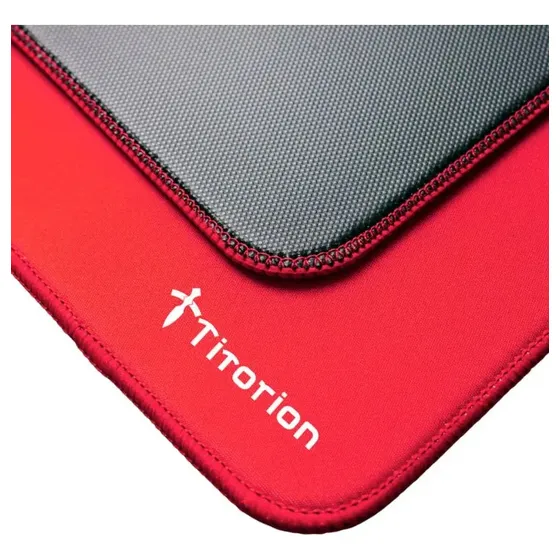 Mouse Pad Gamer Control + Poron Rigel 49x42 Premium Titorion Vermelho