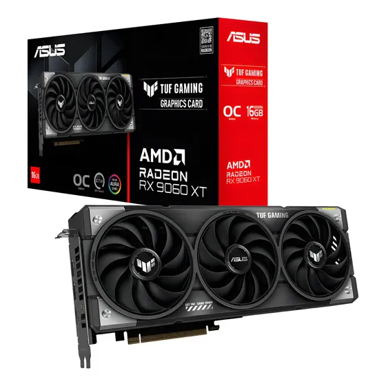 Placa De Video Asus Rx9060xt 16gb Tuf Gaming Oc Edition / Placa De Video Asus Rx9060xt 16gb Tuf Gaming Oc Edition /
