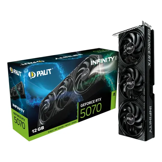 Placa De Vídeo Nvidia Palit Rtx 5070 12gb Gddr7 8k Geforce
