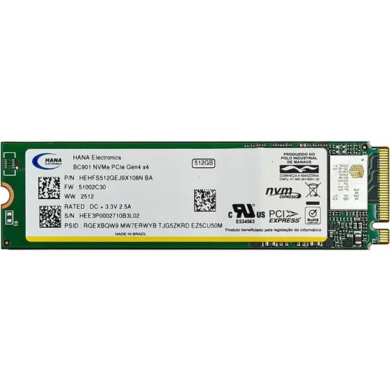 Hana Ssd 512gb M.2 Nvme Pcie Gen4 X4 03b03-0047030
